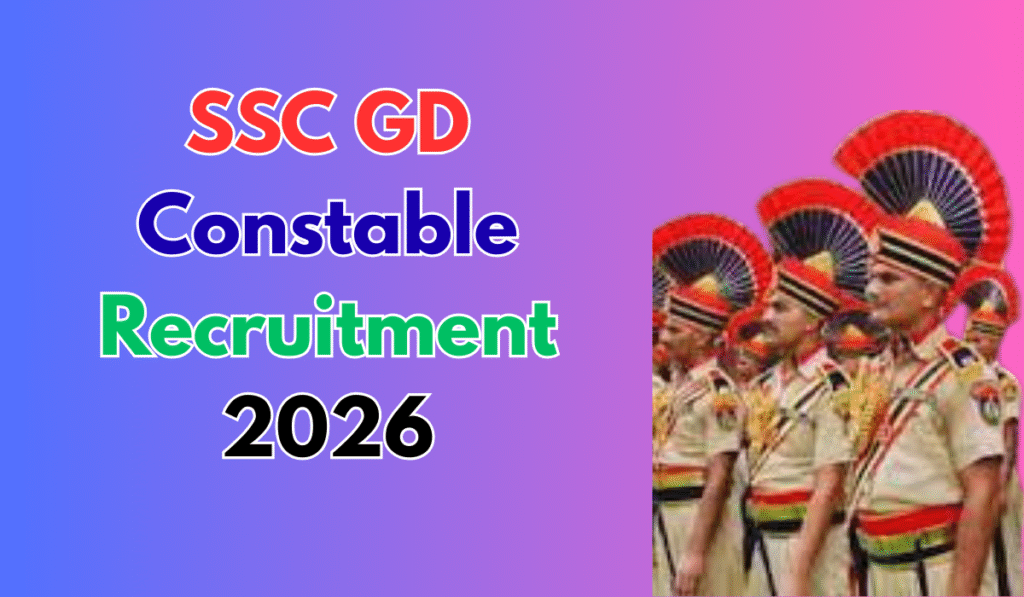 SSC GD Constable Recruitment 2026