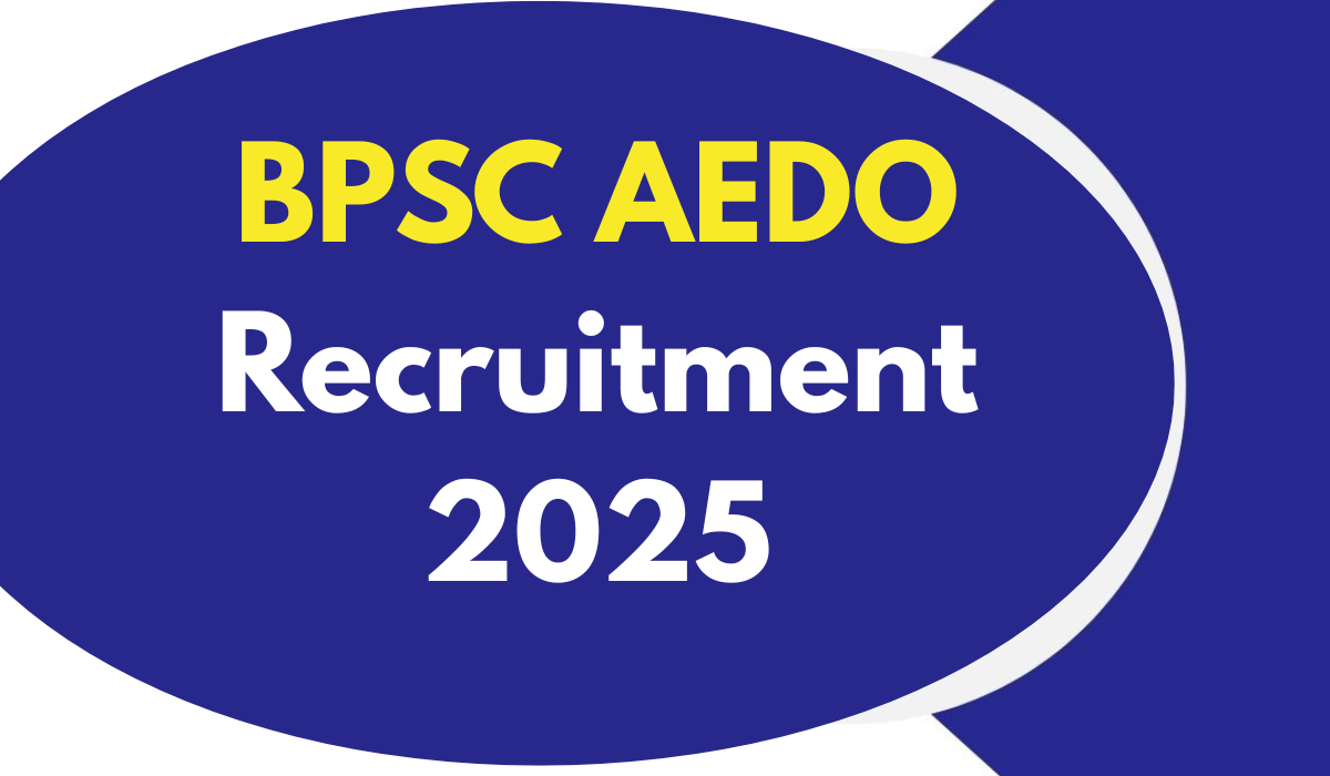 BPSC AEDO Recruitment 2025